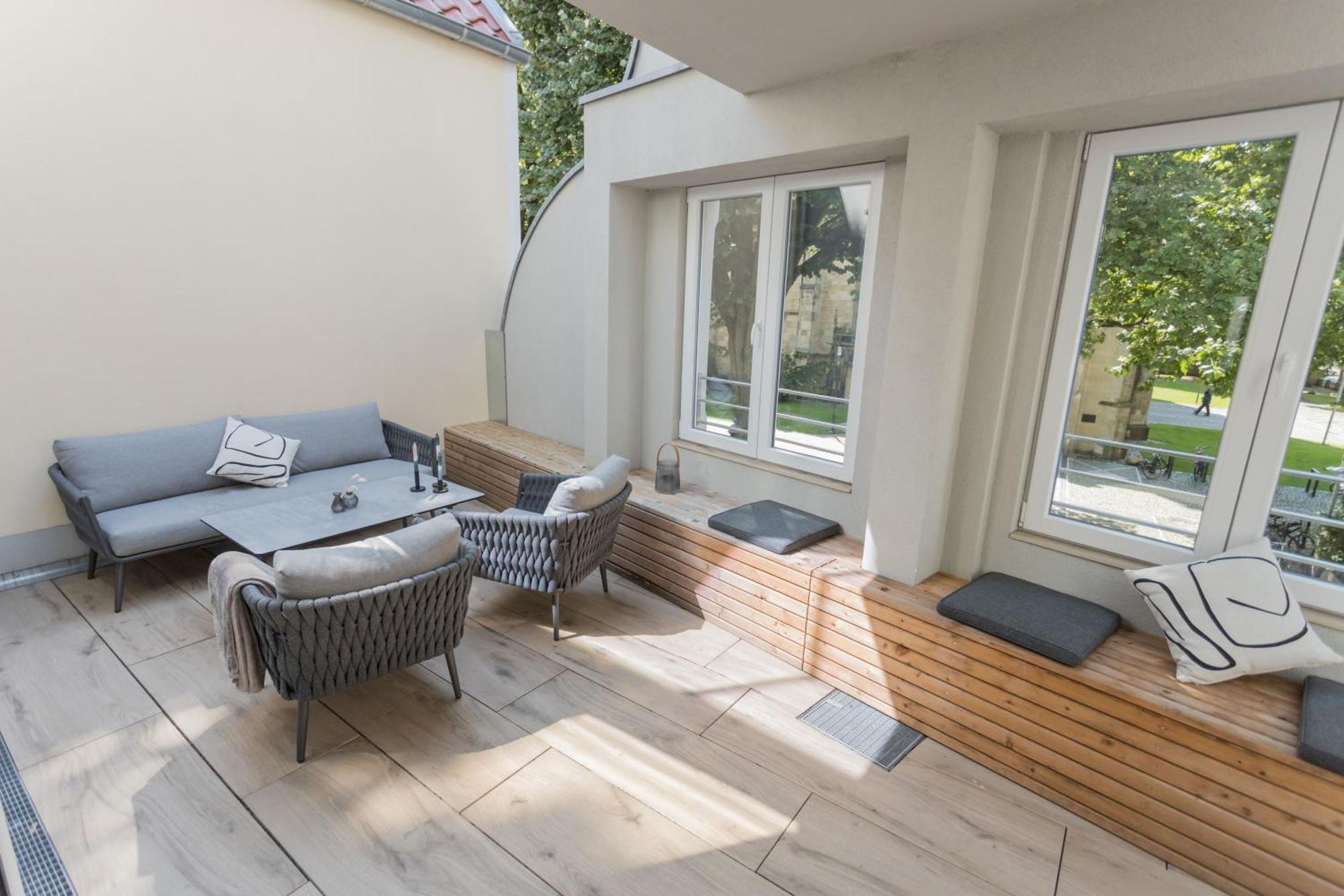 Stilvolles City-Apartment Glocke Людингхаузен Экстерьер фото